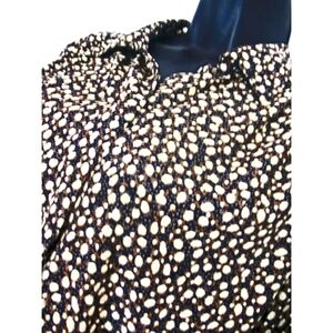 Vintage ALYSSA CARR Earthtones  Printed Blouse Size 6